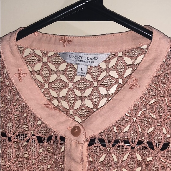 Lucky Brand Sheer Top - Picture 3 of 12